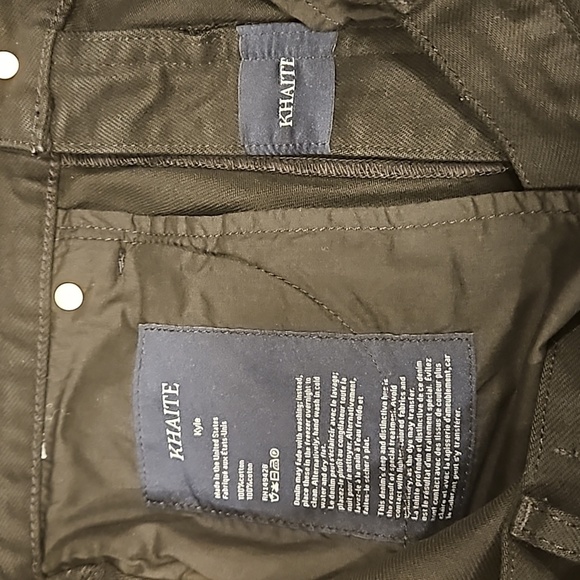 💕KHAITE💕 The Kyle Low Rise Straight Leg Jeans ~ Wilcox Faded Black 28 NWT - Picture 16 of 16